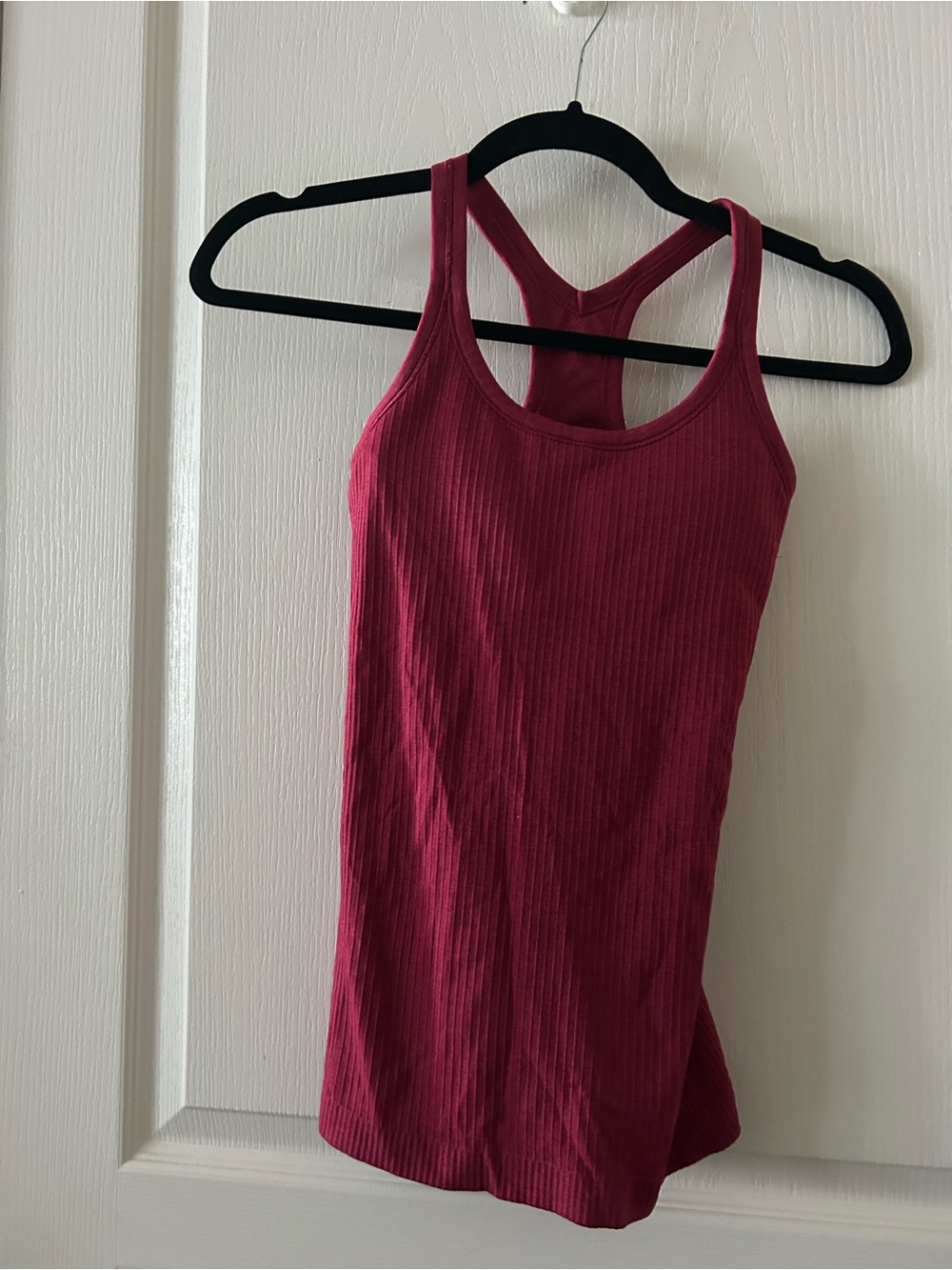 lululemon athletica Ribbed Racerback Tank - Berry